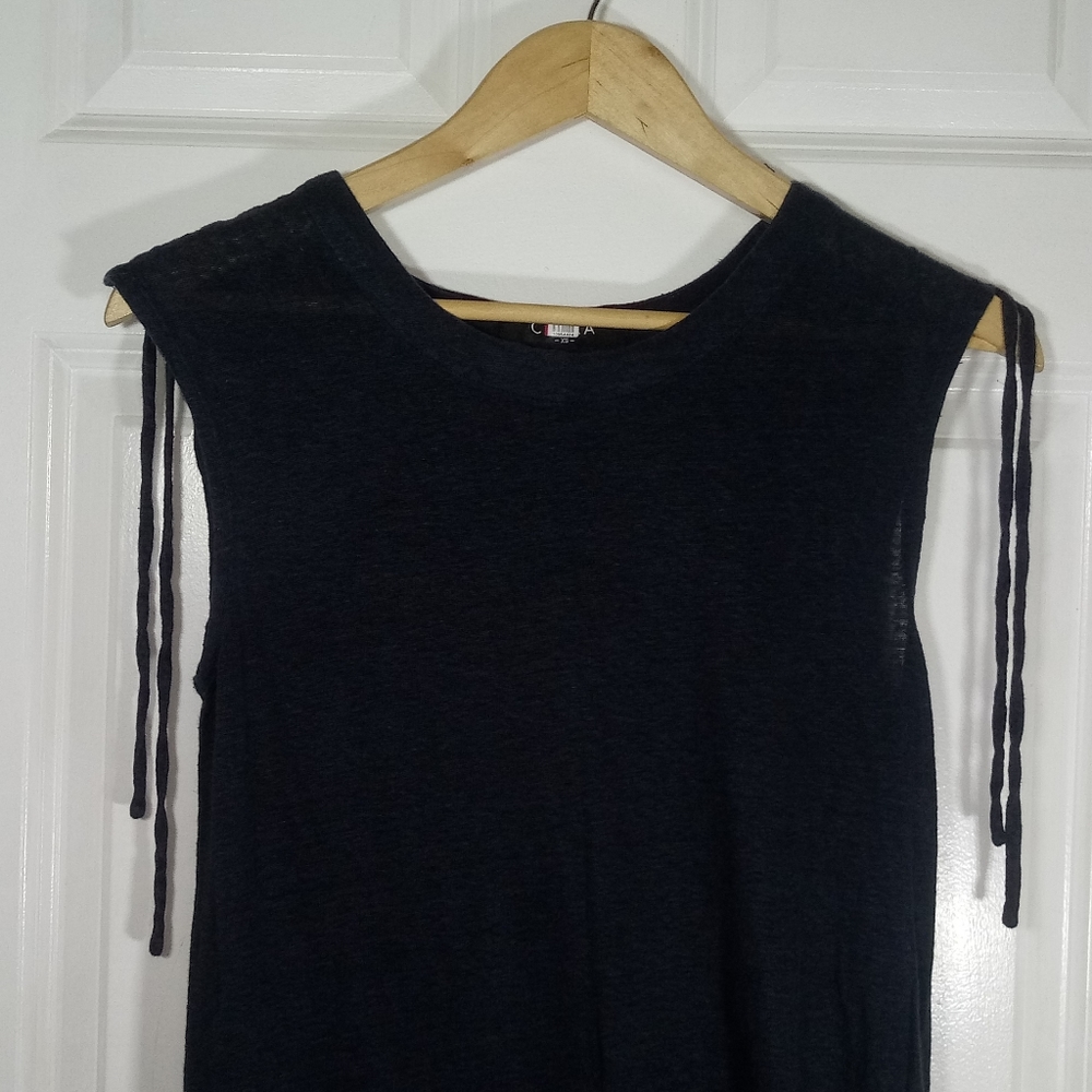 CAARA Grommet Lace-Up Tie On The Shoulder Dress Size XS - Picture 5 of 12